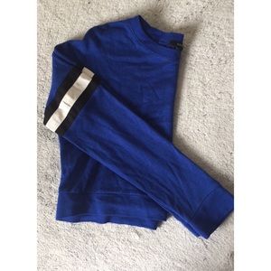 Royal blue crop top